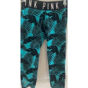 Victoria’s Secrets PINK Tropical Print Cropped Leggings Size XS